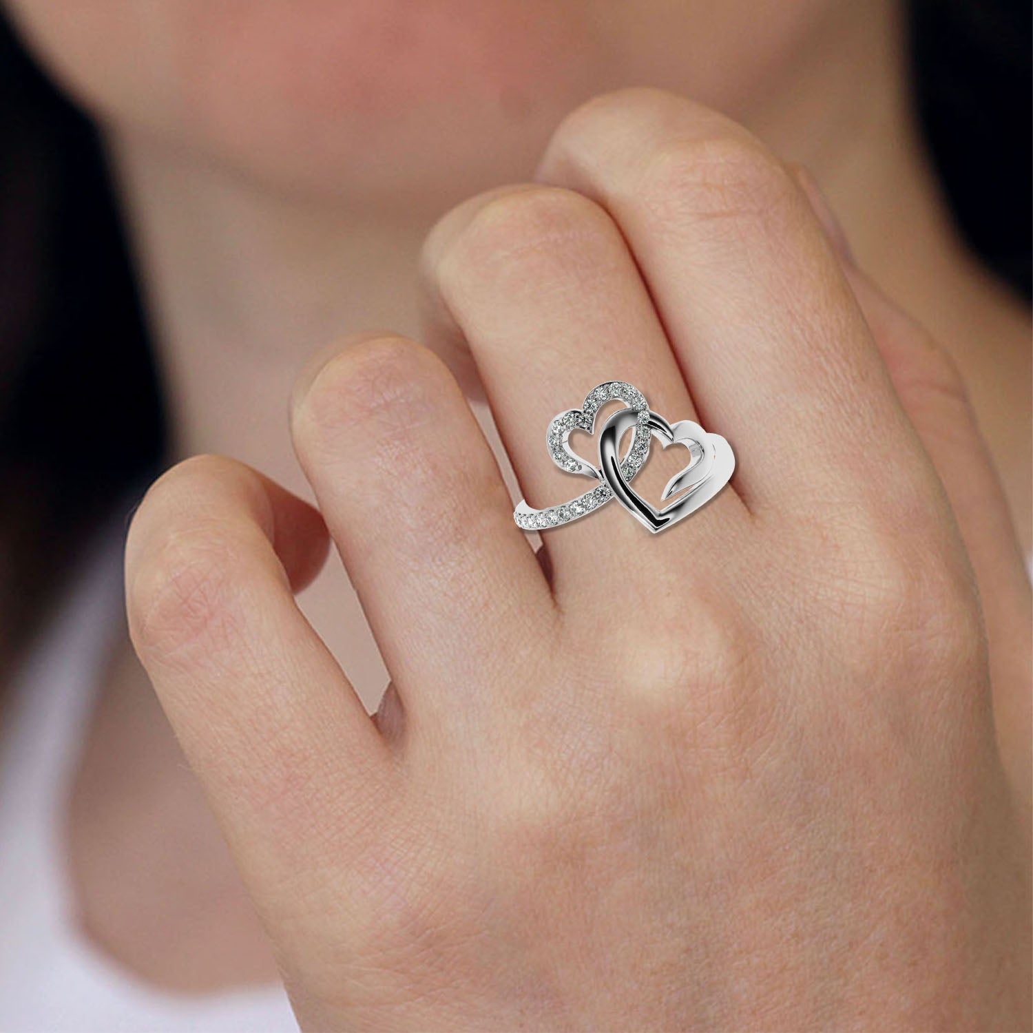 Buy Forever Together  Natural Diamond Ring| Solitairekart